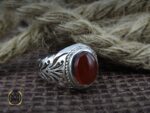 انگشتر عقیق یمن مردانه - کد 8502 - تصویر 6