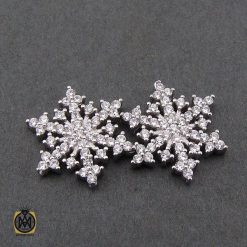 گوشواره نقره زنانه طرح تیارا - کد 5037 گوشواره نقره زنانه طرح تیارا - کد 5037