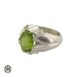 انگشتر زبرجد مردانه دست ساز - کد 8438