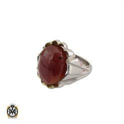 انگشتر عقیق یمن الماس تراش مردانه – کد 8479 انگشتر عقیق یمن الماس تراش مردانه – کد 8479