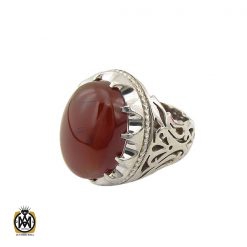 انگشتر عقیق یمن مردانه درشت و خوش رنگ – کد 8482 انگشتر عقیق یمن مردانه درشت و خوش رنگ – کد 8482