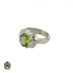 انگشتر زبرجد مردانه با رکاب دست ساز - کد 8549 انگشتر زبرجد مردانه با رکاب دست ساز - کد 8549