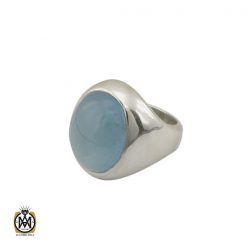 انگشتر آکوامارین مردانه مرغوب - کد 8554 انگشتر آکوامارین مردانه مرغوب - کد 8554
