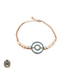 دستبند نقره طرح تبسم زنانه - کد 1070 دستبند نقره طرح تبسم زنانه - کد 1070