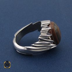 انگشتر عقیق یمن باباقوری مردانه - کد 8412 انگشتر عقیق یمن باباقوری مردانه - کد 8412
