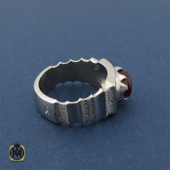 انگشتر عقیق یمن مردانه - کد 8424 انگشتر عقیق یمن مردانه - کد 8424