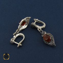 سرویس عقیق و مارکازیت طرح باران زنانه - کد 7057 سرویس عقیق و مارکازیت طرح باران زنانه - کد 7057