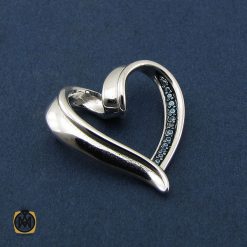 مدال الماس اصل زنانه طرح قلب - کد 3053 مدال الماس اصل زنانه طرح قلب - کد 3053