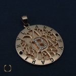 مدال نقره اسپرت طرح بولگاری - کد 3058 - تصویر 2