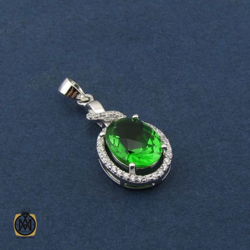 مدال نقره زنانه طرح آوین - کد 3060 - تصویر 2