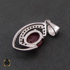 مدال یاقوت سرخ زنانه طرح شیوا - کد 3062 مدال یاقوت سرخ زنانه طرح شیوا - کد 3062