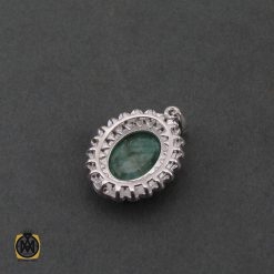 مدال زمرد زنانه طرح بنیتا - کد 3074 مدال زمرد زنانه طرح بنیتا - کد 3074