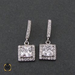 گوشواره نقره زنانه طرح آفرین - کد 5038 گوشواره نقره زنانه طرح آفرین - کد 5038