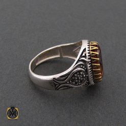انگشتر زولتنایت و مارکازیت مردانه - کد 8429 انگشتر زولتنایت و مارکازیت مردانه - کد 8429