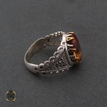2 انگشتر زولتنایت و مارکازیت مردانه - کد 8434 - تصویر 2