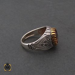 انگشتر زولتنایت و مارکازیت مردانه - کد 8436 انگشتر زولتنایت و مارکازیت مردانه - کد 8436