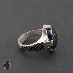 انگشتر حدید با حکاکی عین علی و سه جلاله مردانه – کد 8442 انگشتر حدید با حکاکی عین علی و سه جلاله مردانه – کد 8442
