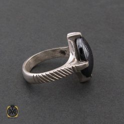 انگشتر حدید سینی با حکاکی عین علی مردانه – کد 8446 انگشتر حدید سینی با حکاکی عین علی مردانه – کد 8446