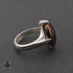 2 انگشتر حدید با حکاکی ید الله فوق ایدیهم مردانه – کد 8452 - تصویر 2