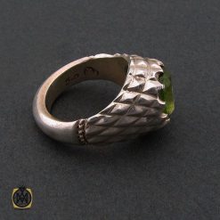 انگشتر زبرجد مردانه دست ساز - کد 8460 انگشتر زبرجد مردانه دست ساز - کد 8460