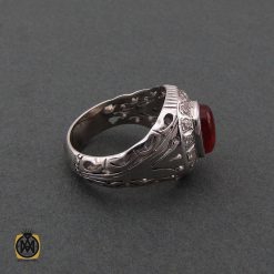 انگشتر عقیق یمن مردانه خوش رنگ - کد 8472 انگشتر عقیق یمن مردانه خوش رنگ - کد 8472