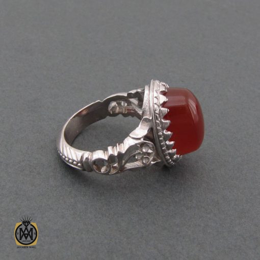 انگشتر عقیق یمن مردانه - کد 8476 - تصویر 3