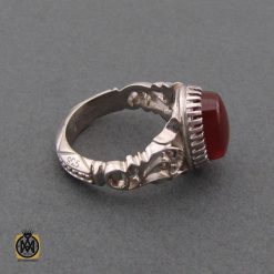 انگشتر عقیق یمن خوش رنگ مردانه - کد 8478 انگشتر عقیق یمن خوش رنگ مردانه - کد 8478