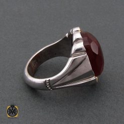 انگشتر عقیق یمن الماس تراش مردانه – کد 8479 انگشتر عقیق یمن الماس تراش مردانه – کد 8479