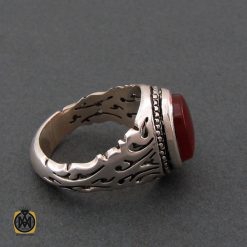 انگشتر عقیق یمن مردانه دست ساز – کد 8480 انگشتر عقیق یمن مردانه دست ساز – کد 8480