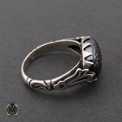 انگشتر حدید سینی با حکاکی ان الله بالغ امره مردانه - کد 8363 انگشتر حدید سینی با حکاکی ان الله بالغ امره مردانه - کد 8363