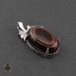 2 مدال عقیق باباقوری زنانه طرح مینو - کد 3111 - تصویر 2