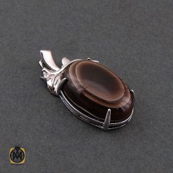 مدال عقیق باباقوری زنانه طرح مینو - کد 3111 مدال عقیق باباقوری زنانه طرح مینو - کد 3111