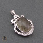 مدال کوارتز روتایل زنانه طرح نوشین - کد 3113 - تصویر 2