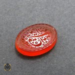 2 نگین عقیق یمن با حکاکی ید الله فوق ایدیهم هنر دست استاد عبد - کد 9016 - تصویر 2