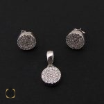 2 سرویس نقره زنانه طرح خاطره - کد 7073 - تصویر 2