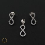 2 سرویس نقره زنانه طرح شهرناز - کد 7075 - تصویر 2