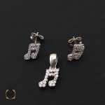 2 سرویس نقره زنانه طرح ملودی - کد 7077 - تصویر 2