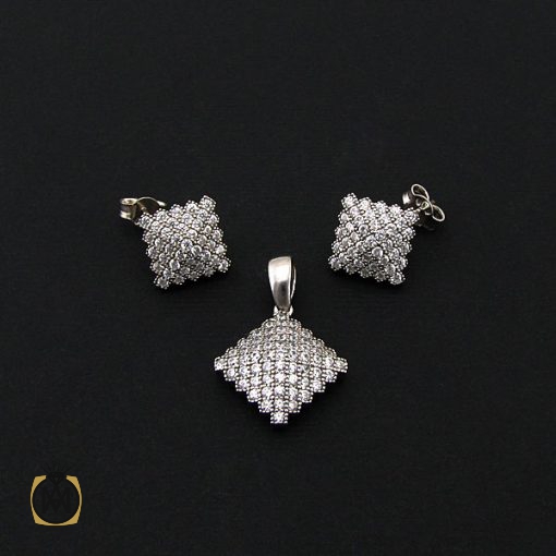 سرویس نقره زنانه طرح مهرناز - کد 7082 - تصویر 2