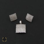 2 سرویس نقره زنانه طرح نازيلا - کد 7085 - تصویر 2