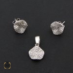 سرویس نقره زنانه طرح نگار - کد 7087 - تصویر 2