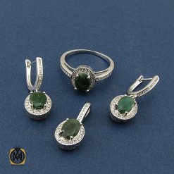سرویس زمرد زنانه طرح يلدا - کد 7095 سرویس زمرد زنانه طرح يلدا - کد 7095