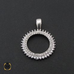 مدال نقره زنانه طرح روکسانا - کد 3114 مدال نقره زنانه طرح روکسانا - کد 3114