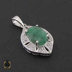 مدال زمرد اصل زنانه طرح تانیا - کد 3118 مدال زمرد اصل زنانه طرح تانیا - کد 3118