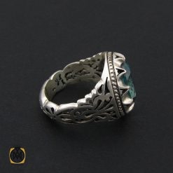 انگشتر توپاز سبز مردانه خوش رنگ - کد 8542 انگشتر توپاز سبز مردانه خوش رنگ - کد 8542