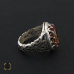 2 انگشتر زولتنایت مردانه دست ساز - کد 8555 - تصویر 2
