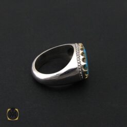 انگشتر فیروزه نیشابور صفوی مردانه رکاب هنر دست استاد شرفیان - کد 8567 انگشتر فیروزه نیشابور صفوی مردانه رکاب هنر دست استاد شرفیان - کد 8567