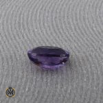 2 نگین تک آمتیست خوش رنگ و مرغوب - کد 9011 - تصویر 2