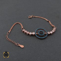 دستبند نقره طرح تبسم زنانه - کد 1070 دستبند نقره طرح تبسم زنانه - کد 1070