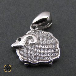 مدال نقره طرح sheep زنانه - کد 3045 مدال نقره طرح sheep زنانه - کد 3045