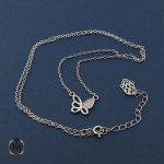 2 سرویس نقره زنانه طرح پروانه - کد 7053 - تصویر 2